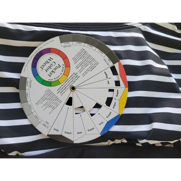 Lands End Womens Swim Top 16 Black Stripe Adjustable Wide Strap STR123E - Picture 8 of 8